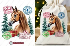 santa sack png sublimation, christmas t shirt designs file Product Image 1