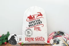 Santa Sack SVG, Santa Bag SVG, Christmas Bag SVG Product Image 1