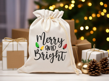 Merry and Bright svg, Christmas Lights Cut file Product Image 4