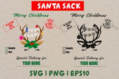 Reindeer Santa Sack Christmas SVG Product Image 2