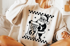 Santa Says Six Seven SVG PNG, Funny Santa Christmas Shirt Product Image 7