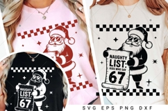 Santa Says Six Seven SVG PNG, Funny Santa Christmas Shirt Product Image 2