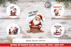 Santa Secrets Wind Spinner Product Image 1