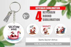 Santa Secrets Keychain Product Image 1