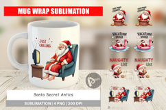 Santa Secrets Mug Wrap Product Image 1