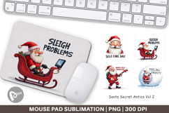 Santa Secrets Mouse Pad Product Image 1