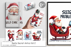 Santa Secrets Digital Paper Product Image 1