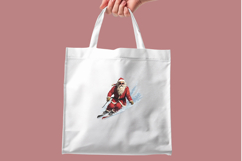 Santa Clipart Bundle - 10 Skiing Transparent PNGs Product Image 8