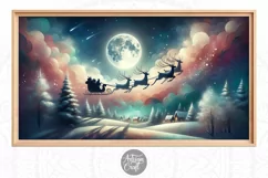 Christmas Frame Tv Art Santa