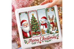 Santa Snowman Reindeer PNG Product Image 1