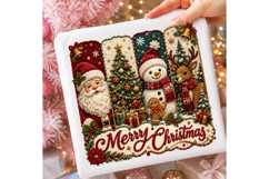 Santa Snowman Reindeer PNG Product Image 1