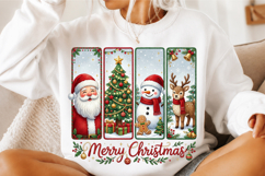 Santa Snowman Reindeer PNG Product Image 3