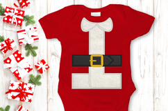 Santa Suit Applique Embroidery