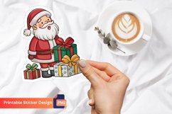 Santa Sticker, Christmas Sticker, Santa Sticker for Gift Product Image 1