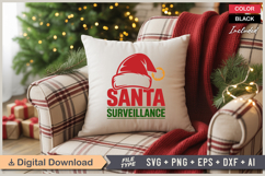 Santa Surveillance SVG | Christmas SVG | Holiday SVG | Xmas Product Image 4