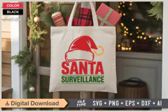 Santa Surveillance SVG | Christmas SVG | Holiday SVG | Xmas Product Image 5