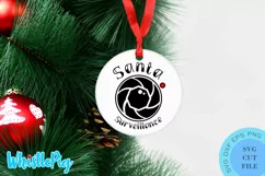 Santa Surveillance Svg Christmas Svg Christmas Ornament Svg Product Image 1