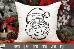 Santa SVG File - Santa Face SVG - Christmas SVG Product Image 1