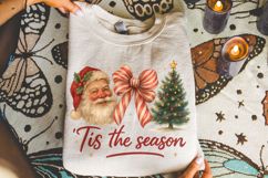Tis The Season PNG, Santa Claus PNG, Merry Christmas PNG Product Image 3