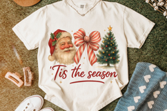 Tis The Season PNG, Santa Claus PNG, Merry Christmas PNG Product Image 5