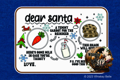 Santa Tray, Uses Sublimation and Laser Cutting, PNG SVG Product Image 1