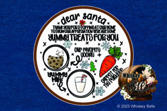 Santa Tray, Uses Sublimation and Laser Cutting, PNG SVG Product Image 1