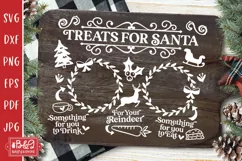 Milk and Cookies Tray For Santa SVG Cut File Design