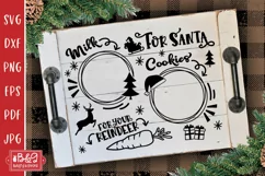 Christmas Santa Tray SVG Cut file for Cricut or Silhouette