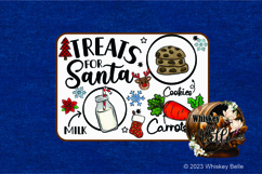 Santa Tray, Uses Sublimation and Laser Cutting, PNG SVG Product Image 1