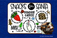 Santa Tray, Uses Sublimation and Laser Cutting, PNG SVG Product Image 1