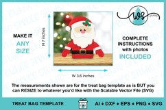 Santa Treat Bag Christmas Treat Holder Gift Box Product Image 3