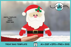 Santa Treat Bag Christmas Treat Holder Gift Box Product Image 5