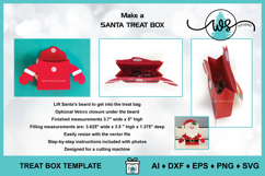 Santa Treat Bag Christmas Treat Holder Gift Box Product Image 6