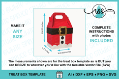Santa Christmas Treat Gift Box, 3D Paper Gable Box Product Image 2