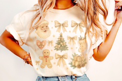 Merry Christmas PNG, Holiday PNG, Christmas Coquette Bow PNG Product Image 2