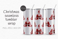 Christmas Tumbler Sublimation Bundle | Seamless Tumbler Wrap Product Image 5