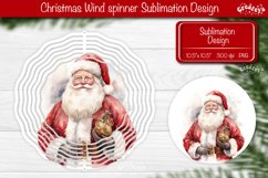Vintage Santa Wind spinner, Christmas wind spinner Product Image 1