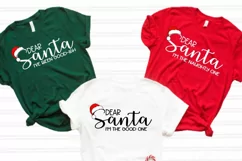 Dear Santa SVG | Good-ish, Naughty one svg Matching Shirts Product Image 2