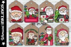 Santa Claus Kraft Printable Tags Product Image 1
