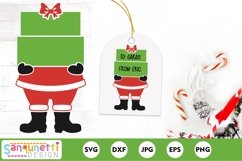 Santa Holding Gifts SVG- Great for personalization Product Image 1