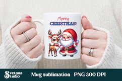 Christmas mug wrap | Santa Claus mug sublimation Product Image 5