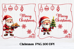 Funny Christmas Santa Claus clipart PNG design Product Image 1