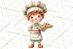Holiday Baking Clipart, Christmas Cookies and Gingerbread Product Image 3