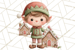 Holiday Baking Clipart, Christmas Cookies and Gingerbread Product Image 4