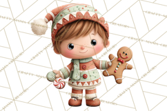 Holiday Baking Clipart, Christmas Cookies and Gingerbread Product Image 4