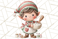 Holiday Baking Clipart, Christmas Cookies and Gingerbread Product Image 4