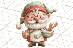 Holiday Baking Clipart, Christmas Cookies and Gingerbread Product Image 5