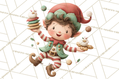 Holiday Baking Clipart, Christmas Cookies and Gingerbread Product Image 2