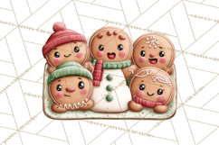 Holiday Baking Clipart, Christmas Cookies and Gingerbread Product Image 5