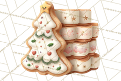 Holiday Baking Clipart, Christmas Cookies and Gingerbread Product Image 2